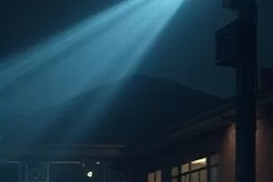 北纬三十度作品封面，地图上的一段虚线刻度