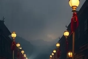 慢船去南方作品封面，河面上缓慢前行的木船