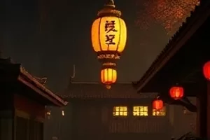 老式收音机作品封面，桌面上一台调频旋钮收音机