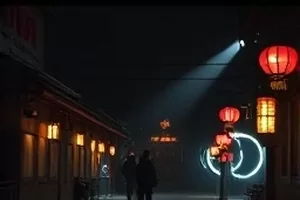 雨停之前作品封面，屋檐下滴水的晾衣绳
